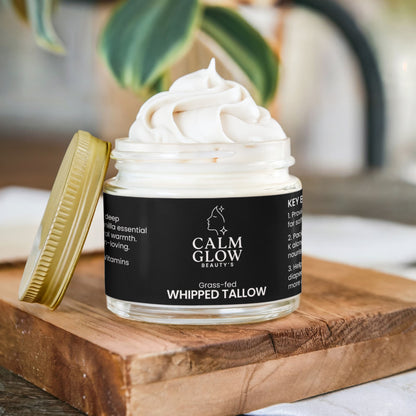 Whipped Grass-Fed Tallow Balm with Vanilla Bean